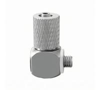 Harilla Raccord Pneumatique Connecteur Coudé Micro Raccord Fileté Embout Rapide Corps Hexagonal Profil Réduit Conception Angle Droit pour Dérivation de Tuyaux, style to 5