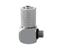 Harilla Raccord Pneumatique Connecteur Coudé Micro Raccord Fileté Embout Rapide Corps Hexagonal Profil Réduit Conception Angle Droit pour Dérivation de Tuyaux, PL4-M5 200 Pièces