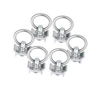 Harilla Rail en L à Fixation Simple avec Support Rond et Robuste pour Le Contrôle du Chargement de Haut-parleurs, Camping-Cars et Installations Logistiques Aé, 6 Pièces