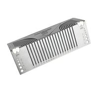 Harilla Règle Traçage pr Tubes Pliable | Corps En Acier Inoxydable Robuste, Équerre Traçage Rainures, Sdeurs, Bricoleurs, Style B