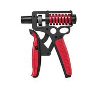 Harilla Renforceur de Poigne Ajustable Appareil de Renforcement Poigne Exercicer de Main Musculation Avant-bras Réglage 5kg à, Rouge Flamme, Platine Caoutchouc Souple De Base [5-120KG Réglable]