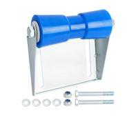 Harilla Rouleau de Remorque Bateau Support Rouleau Équerre Caoutchouc Marin et Acier Traité Résistant aux Intempéries Alignement Flexible Adapté Mise à l'Eau Remorquage