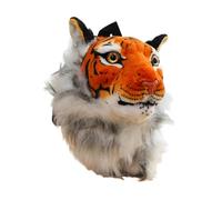 Harilla Sac à bandoulière tête d'animal en Peluche, Sac à Dos pour Ordinateur Portable, dominateur, Original et réaliste, Sac à Dos pour Jouets d'anniversaire, Tigre