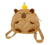 Harilla Sac à Dos Capybara en Peluche pour Animal de Compagnie, Sac à Dos Doux et élégant pour Jouets Capybara, Sac à Dos Mignon pour Faire du Shopping, pour