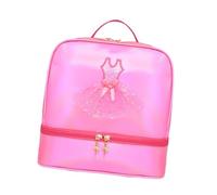 Harilla Sac à Dos de Danse de Ballet Sac à Dos avec Compartiments à Chaussures séparés pour Le Sport, Rose Rouge