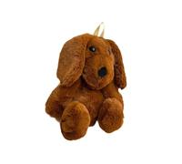 Harilla Sac à Dos en Peluche pour Chien, Joli Sac à bandoulière pour Faire du Shopping dans la Rue, pour Enfants, Brun