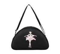 Harilla Sac de Danse de Ballet, Sac de Sport de Grande capacité, Sac à Main Multifonctionnel à bandoulière Douce, Noir