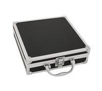 Harilla Sac de micro EVA coque rigide intérieure, valise de micro en aluminium boîte de rangement de vitesse de micro étui de microphone, m