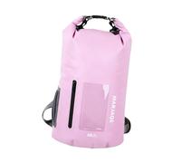 Harilla Sac Étanche Portable Sac à Dos Léger Imperméable Poche Roulante Pliable Matériau PVC Fonction Rangement Séparé Adapté pour Sports Nautiques Ent, Rose 20l