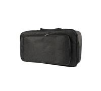 Harilla Sacoche Pédalier Guitare Étui Pochette Trousse Compartiment Principal Zippé Intégral et Poche Avant Construction Textile Résistante Adaptée aux Déplacements Concerts Répétitions