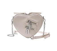 Harilla Sacs à bandoulière en Forme de Coeur Sac à Main Couleur Pure Cuir PU imperméable Sac à Main décontracté Belles Femmes élégantes pour Faire du