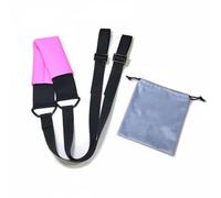 Harilla Sangle de Élastique Bande d'Étirement Ceinture d'Assouplissement Strap d'Exercice en Tissu Tressé Solide avec Rembourrage Central Réglage Précis