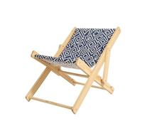 Harilla Sisal Scratching Rest Fauteuil pour Chat Lit Couchage Transat Ossature en Bois Solide avec Panneaux Articulés Surface de, Indépendant Emballé en Carton, Chaise Longue pour Chat en Toile