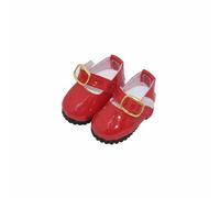 Harilla Souliers Poupée à Bri avec Boucle en Matériau Caoutchouc pour Poupées 30cm et Accessoires Photographie pour Loisirs Créatifs, Rouge, Poupée STD 12IN