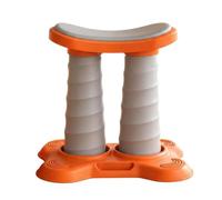 Harilla Spring Push Up Appareil Dips Poignées Pompes Barre Pression Poitrine à Ressorts Réactifs avec Support Ergonomique et Pieds Antidérapants en PP, Orange, Orange, Double Ressort