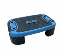 Harilla Step de Fitness Réglable Plateforme d'Aérobic Banc d'Exercice Marchepied pour Cardio Structure Stable en TPE et PP Adapté à Entraînement à la Maison Gym Endurance Coordination, Bleu