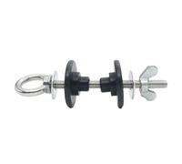 Harilla Support Barre d'Exercice en Acier Inoxydable 304 avec Cheville Fixation pour Rack Musculation Ancrage Polyvalent pour Élastiques Résistance Adapté aux Salles Sport Domicile