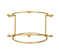 Harilla Support de diadème de mariage, Support pour couvre-chef, décor en métal, Support de princesse, présentoir de diadèmes pour femmes, vitrines, Or 2 niveaux