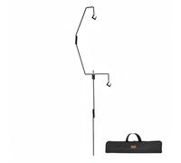 Harilla Support de Lampe de Camping Support Lanternes Crochet Pliable Trépied Portable Fer avec Sac Transport pour Maintenir Lampe Hors Du Sol Adapté au Road Trip Camp Nature Soirée Terrasse