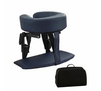 Harilla Support de Lit de Appui-tête Appui-Visage Repose-tête Angle Réglable 180 Degrés et Hauteur Adaptable Montage sur Matelas 14cm à 45cm Design Pliable et, Gray Blue, 14-45cm C
