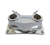Harilla Support de Montage pour Grosse Caisse, Pince de Support de cymbale pour Tom, Support de Support de Batterie à Double Trou pour Accessoires de Batterie