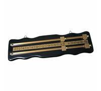 Harilla Tableau de Marquage Billard Snooker en Bois Panneau de Score Marqueur de Points Accessoire de Salle Réglage Manuel Visibilité Accrue Touche Décorative Adapté aux Locaux Intérieur, Noir