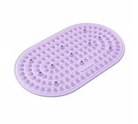 Harilla Tapis d'Acupression Pieds Coussin Massage Tapis Équilibre Plaque Stimulante Points 3D Concentrés pour Massage des Voûtes et Détente Base Antiglisse Adapté à Après Espace de Travail, Violet
