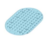 Harilla Tapis d'acupression pour les points de pression des pieds, tapis de massage antidérapant pour femmes et hommes, idéal pour la course à pied, Bleu