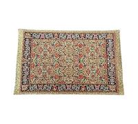 Harilla Tapis de sol miniature à l'échelle 1:12 Micro, scène de vie de simulation de maison de chambre à coucher, ornements de revêtements de soie de, auréé