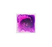 Harilla Tapis Sensoriel Enfant Surface de Jeu Liquide Mouvante Dalle Interactive Conception en PVC Antifuite Encourage Réaction Rapide Développement Éveil, Violet, 40 40cm