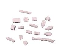 Harilla Terrain Décor 1/72 Wargaming Décoration Résine Modèle Réaliste Non Peint Collection Suppléments Kit Accessoires