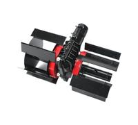 Harilla Tête Rotative de Cultivateur Outil de Jardin Émietteur Désherbeur Assemblage en Fer Adapté Au Travail du Sol dans Vergers Pépinières Jar, 28cmx15cm