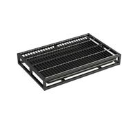 Harilla Toilet pour Chien Plateau de Litière Bac d'apprentissage Nettoyage Amovible Pratique en PP Métal Convient Aux Petits Chiens Chiots Utilisation Intérie, L