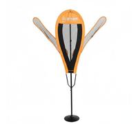 Harilla Training Dummy Mannequin d'Entraînement Basket Opposant Simulé Figure de Défense Simule la Pression Défensive Réglable Poteau Télescopique Bras 1 M, Orange, avec Oreilles