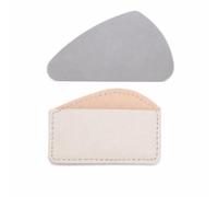 Harilla Triangle Gua Sha Board en Acier Inoxydable pour Massage Facial Absorption s Sérums Fermeté Cutanée sign Ergonomique Convient pour Beauté Quotidien, Gua Sha triangulaire en acier