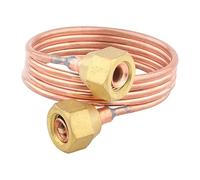 Harilla Tube Capillaire en cuivre pour réfrigérateur, 3 mm, pour Armoire réfrigérée, avec Dé à Coudre, 1m