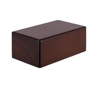 Harilla Urne en Bois pour Animaux de Compagnie Souvenir Funéraire Boîte de Cendres pour Hamster, 16.5x10x9cm