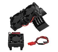 Harilla Ventilateur de Refroidissement RC 3340, Moteur de dissipateur Thermique, télécommande, Accessoires de Voiture, Remplacement fiable pour 2WD/4WD, Noir
