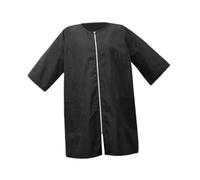 Harilla Veste de coupe de cheveux, vêtements de travail pour animaux de compagnie, coiffeur, coiffeur, tablier, blouse pour beauté, coupe de cheveux, Noir