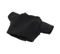 Harilla Vêtements de poupée 1:6, t-Shirt Court et Moulant, Haut de 5 cm de Long, Tenue de Cosplay, vêtements de Soldat pour Figurine d'action de 30 cm, Noir