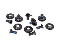 Harilla Vis de Fixation pour Snowboard : Remplacement Direct des pièces. Vis de Montage pour Snowboard, Noir