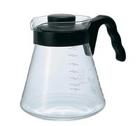 Hario - Cafetière en Verre, VCS, Noir, Taille L