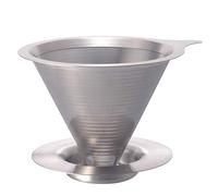 HARIO Filtre à café à Main en Acier Inoxydable Taille 02