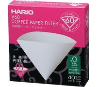 Hario filtre à café taille 01 blanc 40 filtres en papier VCF-01-40W