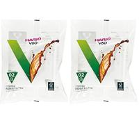 Hario Filtre en papier blanc/sacs filtrants MISARASHI, moyen pour pièces VCF-02-100W (Lot de 2)
