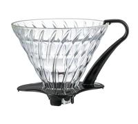 HARIO Glass Coffee Dripper V60 03 - Noir, transparent