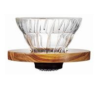 Hario | Goutteur de café en Verre | Bois d'olivier | Taille 01