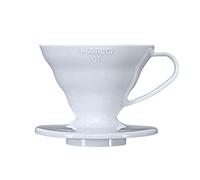 Hario Porte-filtre en plastique pour machine à café, blanc, Size 01