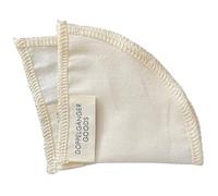 Hario V60 02 Filtre à bec verseur réutilisable en coton biologique 2 à 4 | Compatible avec plusieurs brasseurs ; remplace les filtres en papier ; le chiffon goutte à goutte déverrouille la saveur des