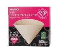 Hario V60-02 filtres en papier non blanchi Misarashi VCF-02-100MK 100 pcs